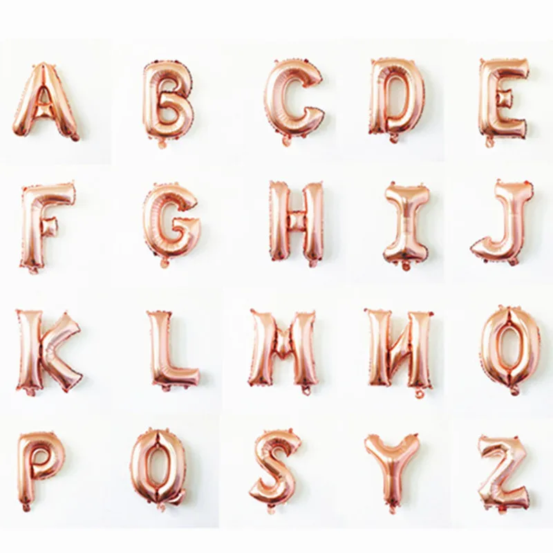 

Foil Balloons Letters Ballss Birthday Helium Balloons Letters Wedding Alphabet Letter Balloons Rose Gold Letter Balloon Baby