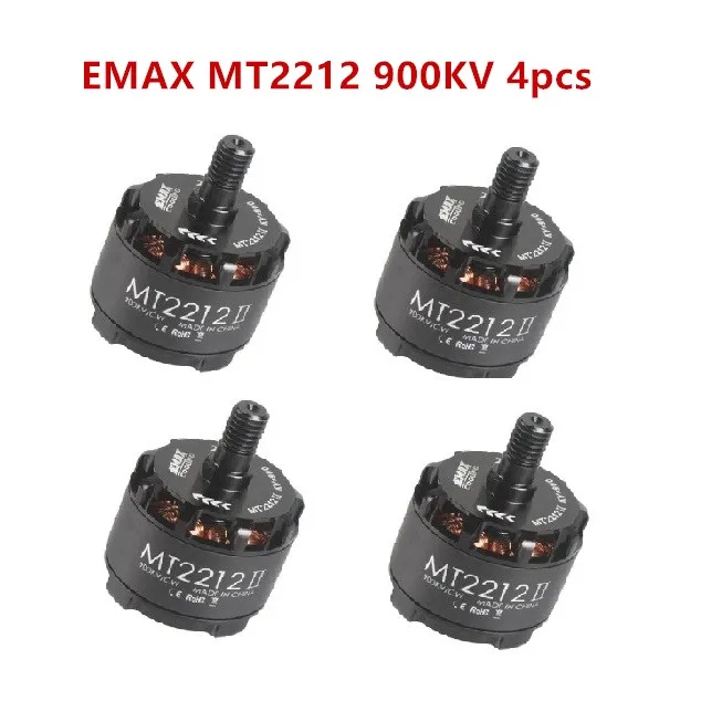 4 комплекта оригинальный Бесколлекторный двигатель EMAX охлаждение MT2212 II 900KV CW CCW с