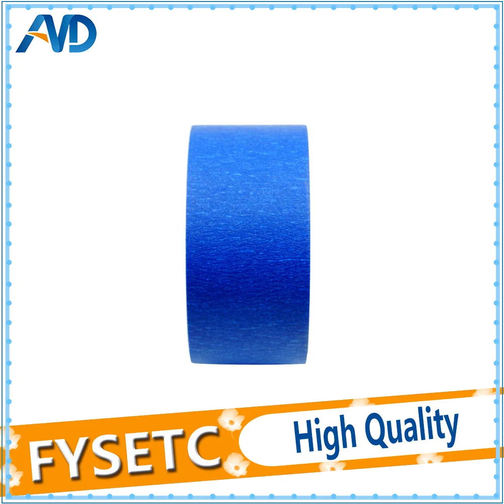 

5pcs Blue Tape Painters Heat 48mm*30m 3D Printers Resistant High Temperature Part For MakerBot Heated Bed Polyimide Adhesive