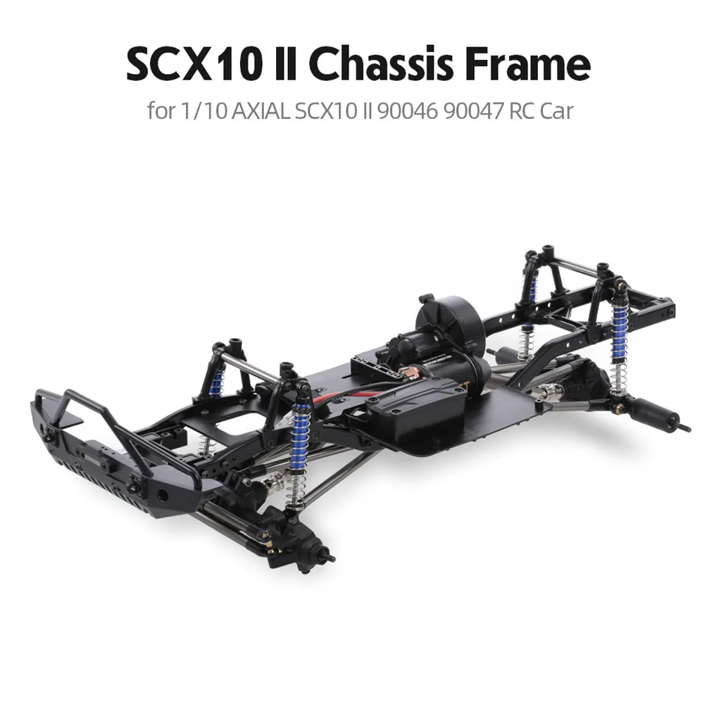 Детали модели 1/10 CNC RC Rock Crawler truck carbon fiber frame 313 мм для AXIAL SCX10 4WD full metal L0625 | Игрушки и