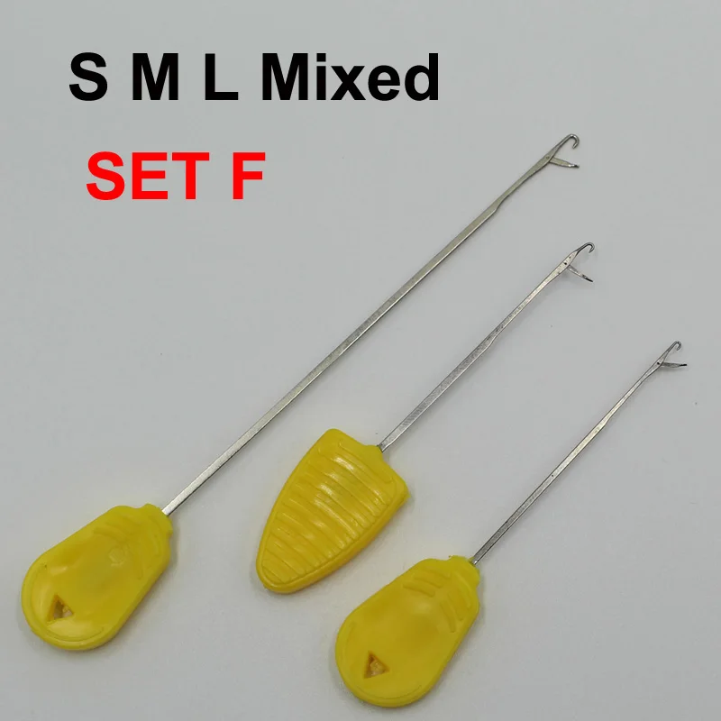 Set F 3 шт. рыболовные приманки для ловли карпа, сверла для наживки, игла для наживки, ворота, игла, гранулы для волос, инструменты для сращивания, аксессуары для погрузки - Цвет: Set F