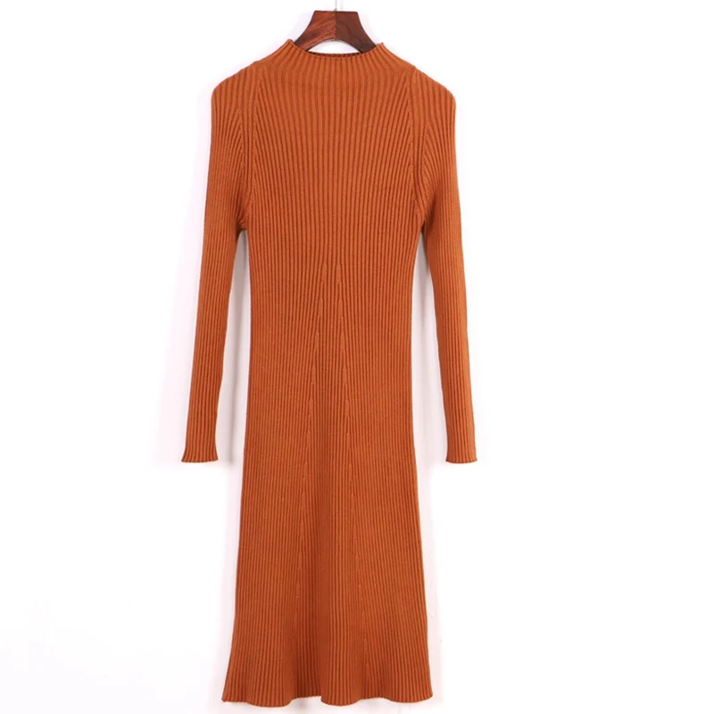 GIGOGOU Women Long Pullover Sweater Autumn Winter Thick Warm Fashion Slim Female Jumper | Женская одежда