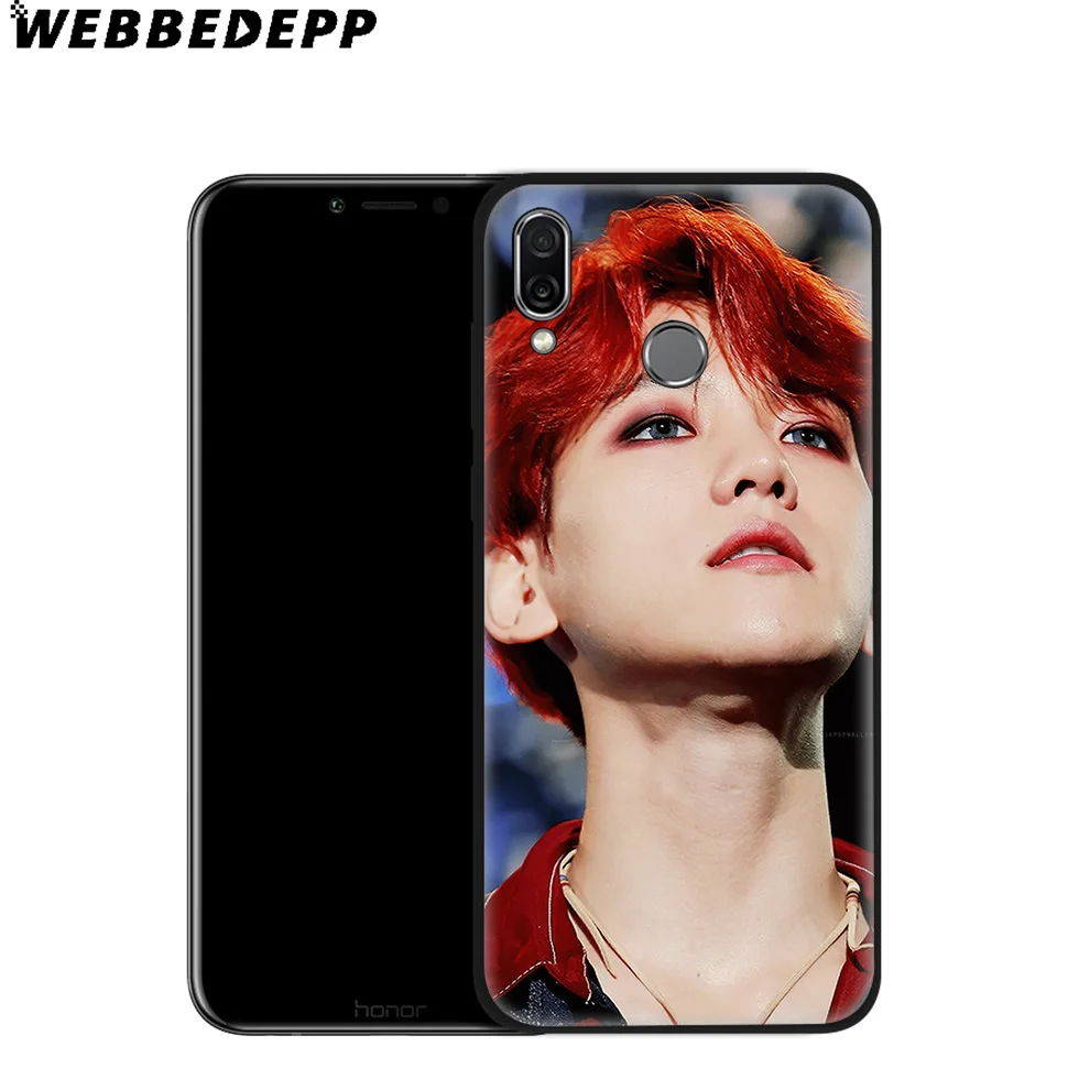 WEBBEDEPP Baekhyun EXO Soft Case for Huawei P8 P9 P10 P20 P30 Lite Pro P Smart Z Plus 2019 Y6 Prime 2018 2017 Mini |