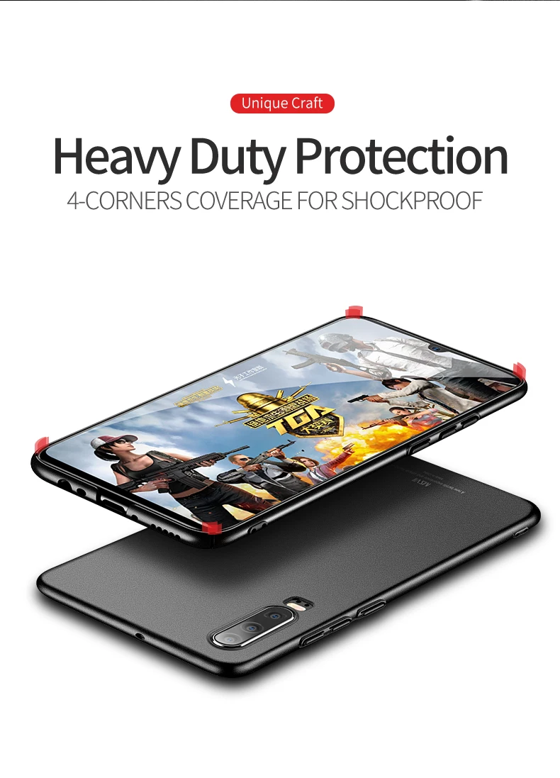 Huawei P30 lite чехол MSVII тонкий PC матовый полный защитный чехол для huawei P30 pro p30 lite чехол coque P 30 чехол для телефона s