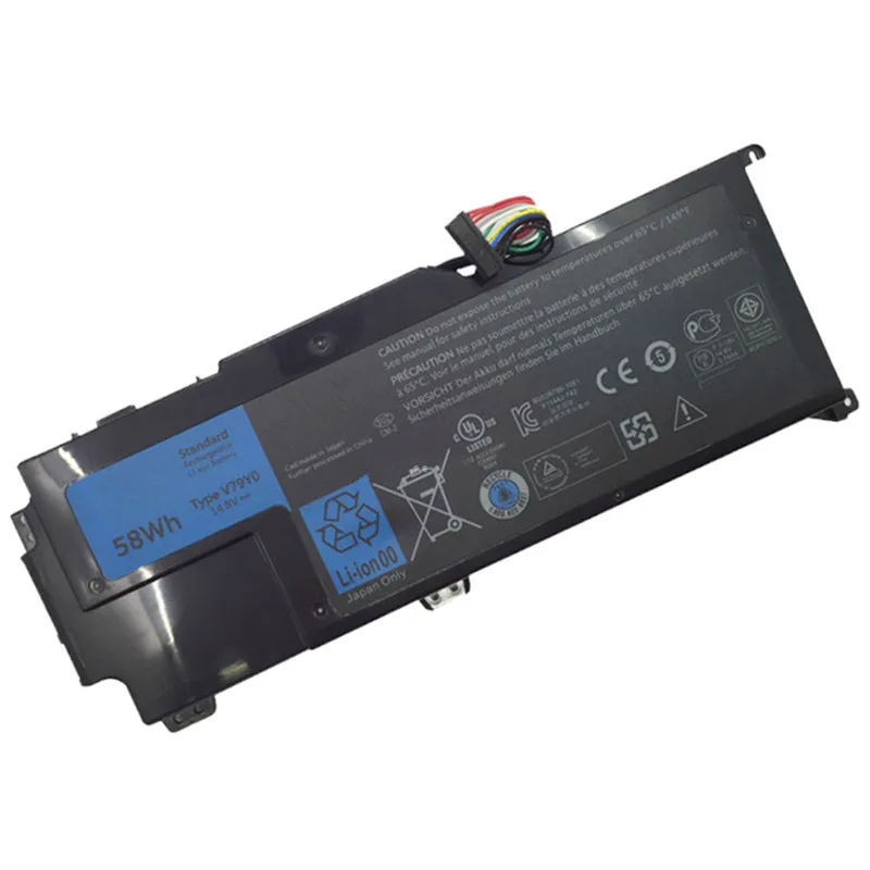 7XINbox 14 8 V 58Wh оригинальный V79Y0 V79YO YMYF6 0YMYF6 Аккумулятор для ноутбука Dell XPS L412x L412z 14Z L412X