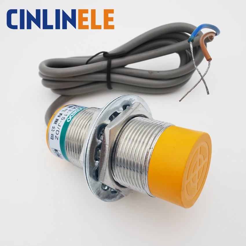 

M24 LJ24A3-10-J/DZ 10mm sensing AC Two wire NC prism shape inductive Screen shield type proximity switch LJ24A3 proximity sensor
