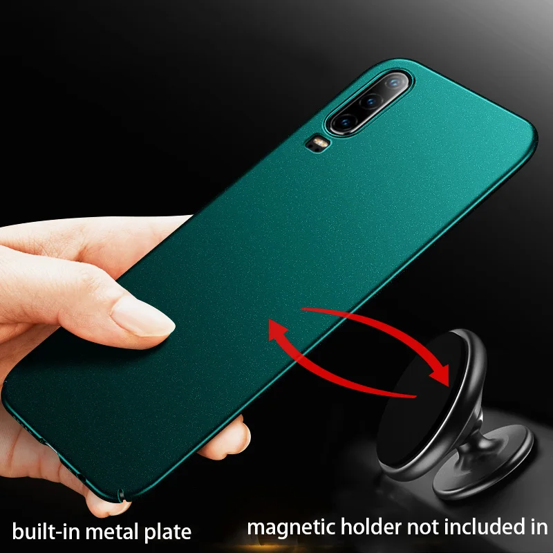 Матовый Оригинальный чехол AIXUAN для Huawei P30 Pro металлический Пластиковый магнитный