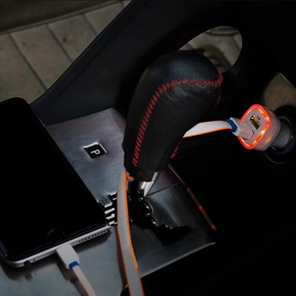 Новое поступление автомобильное зарядное устройство со светодиодной подсветкой