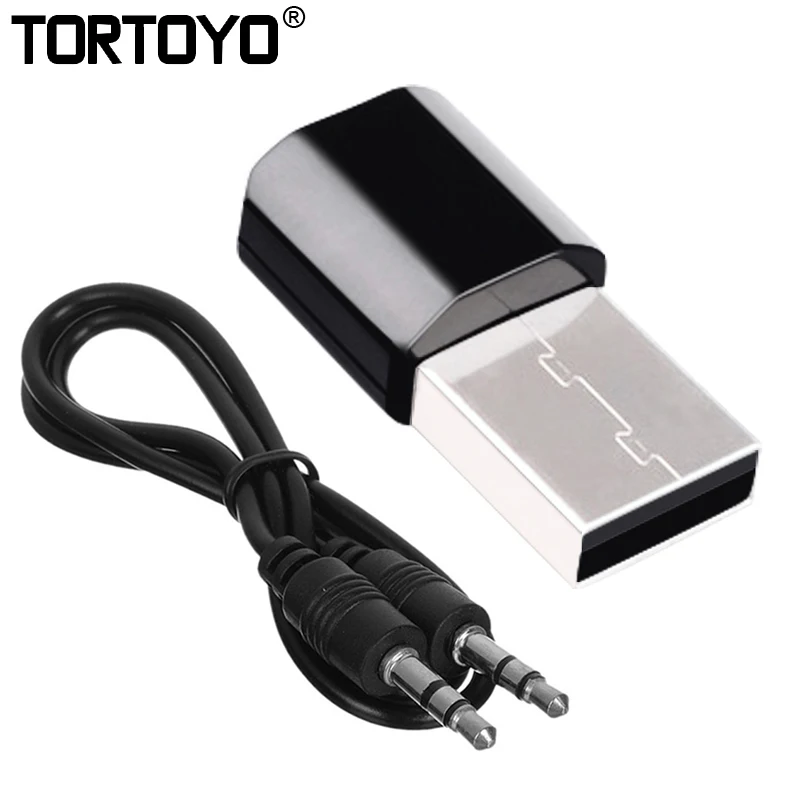 TORTOYO Mini USB Bluetooth автомобильный комплект стерео Музыка Аудио Trasmitter беспроводной