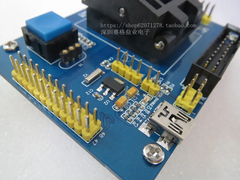 Оригинальный ST IC Тесты сиденье STM32 LQFP48 сжигание программы гнездо