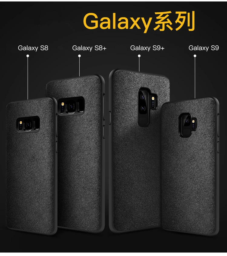Чехол для samsung Galaxy S9 S8 S10 Plus Note 8 9 чехол Роскошный пуховый итальянский замшевый чехол для телефона для Note 10 Plus