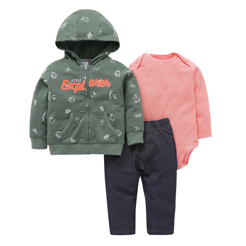 Baby Newborn Girl 3 Piece Set Hoodie Zipper Full Sleeve Knit Jacket Tights Children's Autumn / Winter | Детская одежда и обувь