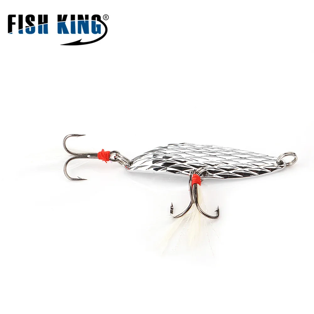 FISHKING 1 шт. ложка приманка для рыбалки регулятор баса металлический приманки 2