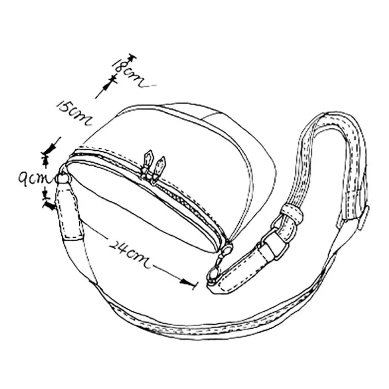 Женская кожаная нагрудная сумка AETOO повседневная ручной работы из воловьей кожи