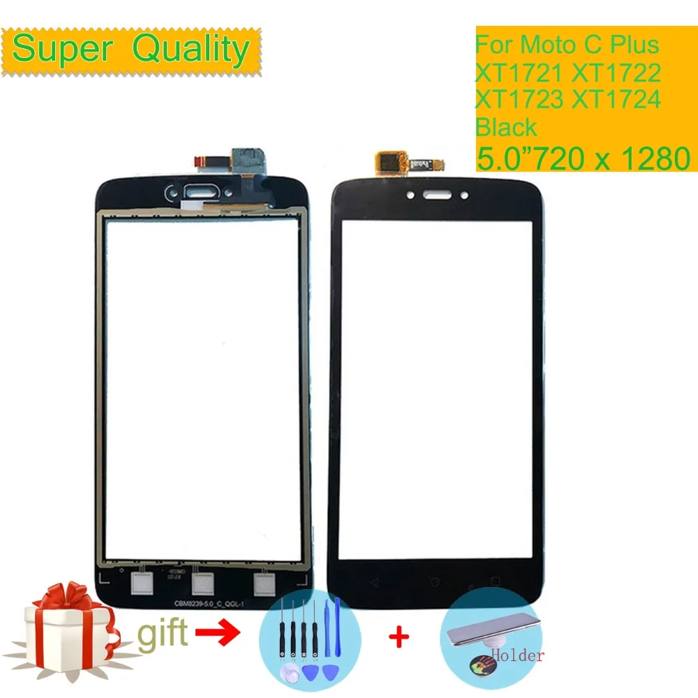 Сенсорный экран 5 0 дюйма для Motorola Moto C Plus XT1721 XT1722 XT1723 XT1724 дигитайзер передняя