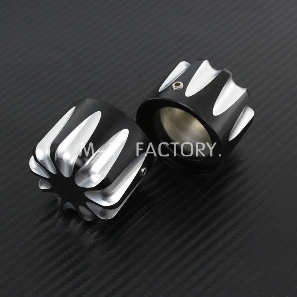 Мотоциклетная гайка с передней осью черного цвета алюминиевые Чехлы для Harley Touring