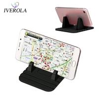 car silicone dash pad mat mobile phone holder car holder stand cradle dock anti slip stand sticky pad for iphone x 8 66s7plus