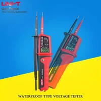 uni t ut15but15c waterproof type voltage tester ip65 waterproof rcd test phase position rotation test