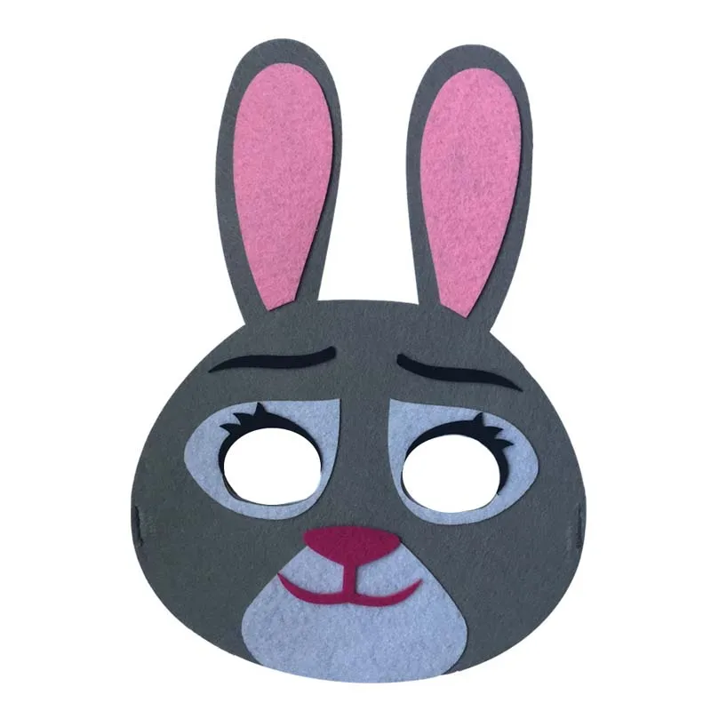 Zootopia карнавальные маски Zootropolis тематический костюм косплей вечерние Мультяшные шляпы детский день подарок на день рождения игрушка супер герой животное - Цвет: style 5