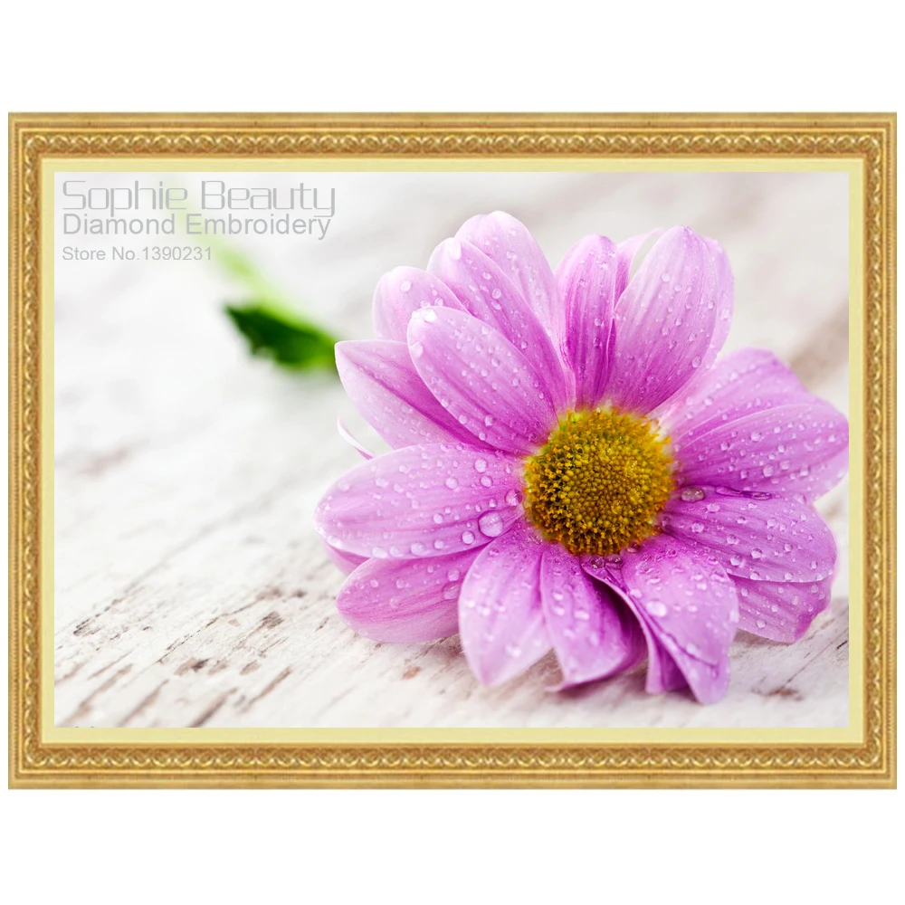 Hot New Diy Diamond Painting Beauty Daisy Flowers Cross Stitch Needlework Full Square Embroidery Mosaic | Дом и сад