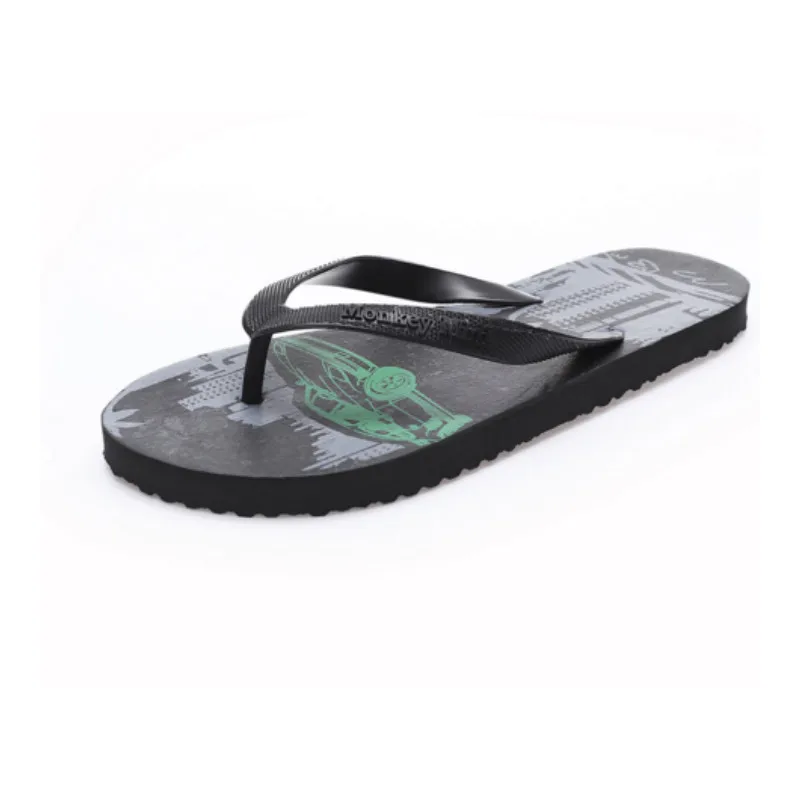 Мужские нескользящие пляжные шлепанцы сандалии на плоской подошве повседневная