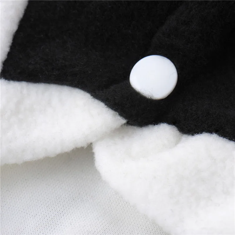 Новый теплый флисовый лежак для животных Одежда собак с капюшоном милое пальто