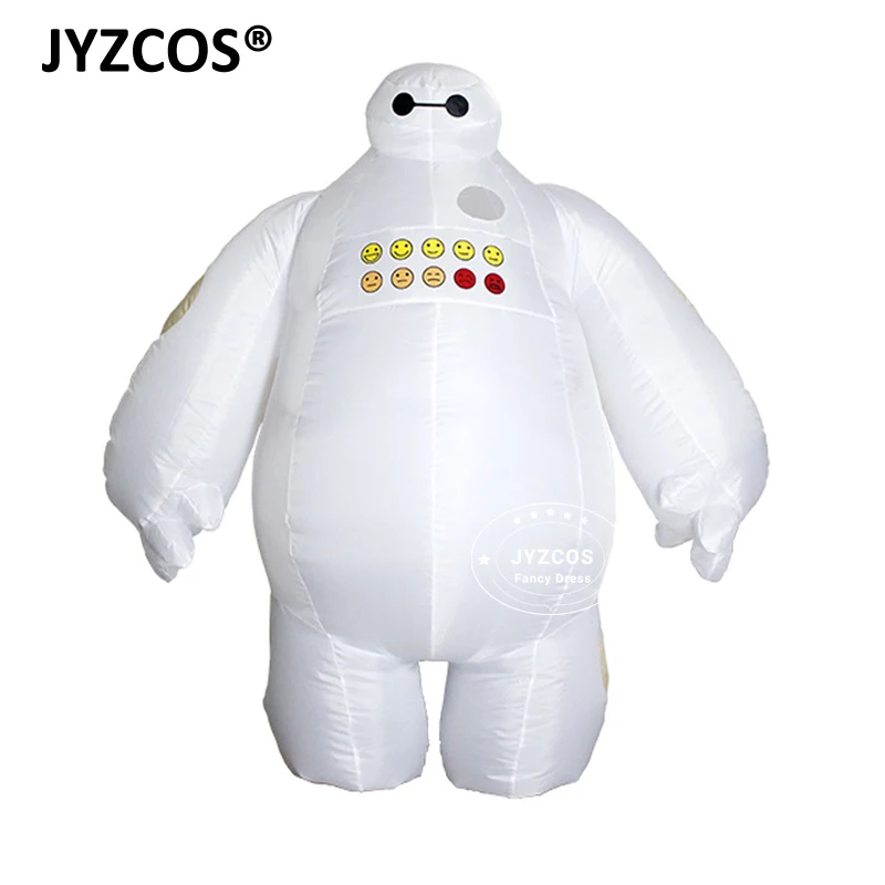Надувной костюм Baymax для взрослых смешной Большой Герой на Хэллоуин женщин и