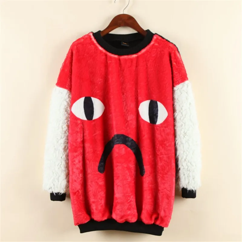 Женский Свободный Топ с длинным рукавом just.be.never kawaii harajuku японский большой размер