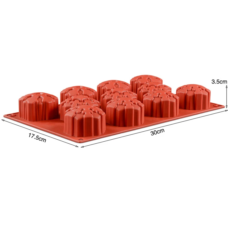 3D силиконовая форма для мыла Снежинка мусс торта DIY ручной работы инструмент