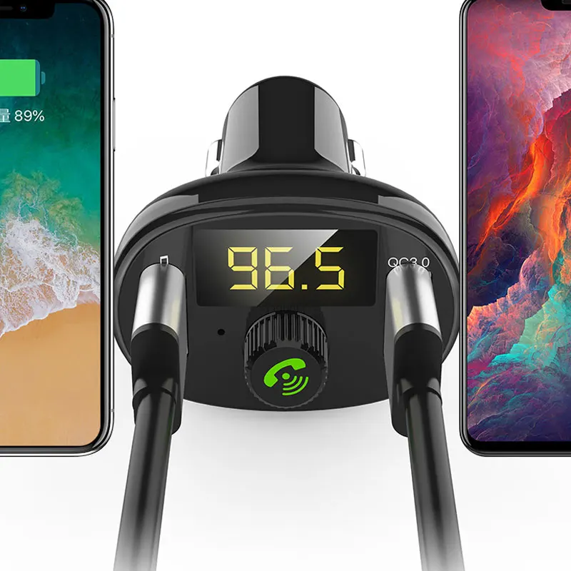 VR робот автомобильный MP3-плеер Bluetooth Handsfree fm-передатчик модулятор u-диск музыкальный плеер с двойным USB быстрым автомобильным зарядным устройством