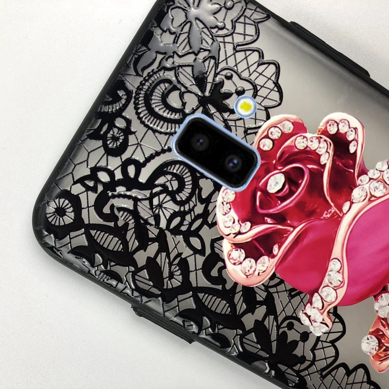 Чехол KaiNuEn чехол для Samsung Galaxy J6 Plus J 6 J6Plus Роскошные 3d жесткие задние Чехлы сотового
