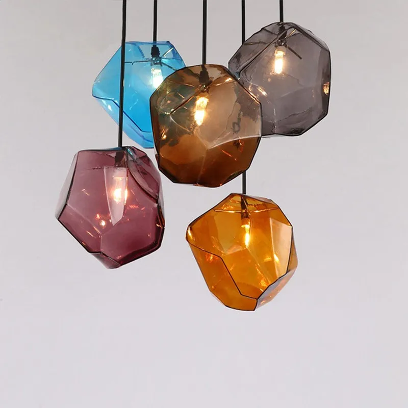 Стеклянная подвеска для бара современный подвесной светильник Kitche Светильники