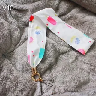 V10 Мобильный настраиваемый ремешок на шею для ключа, карты, телефона, шнур kawaii, ремешок на запястье, ручная клавиша, шнур, ожерелье, держатель для телефона, веревка - Цвет: V10
