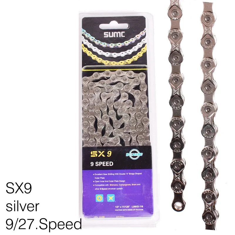 Цепь для горного велосипеда Shimano SRAM K7 детали 9 S 27S 9цепь скоростного X9 X9EL X9SL