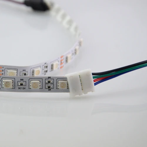 4pin RGB Женская Светодиодная лента без разъема для пайки светодиодный удлинитель для ленты 3528 5050 RGB Светодиодная лента