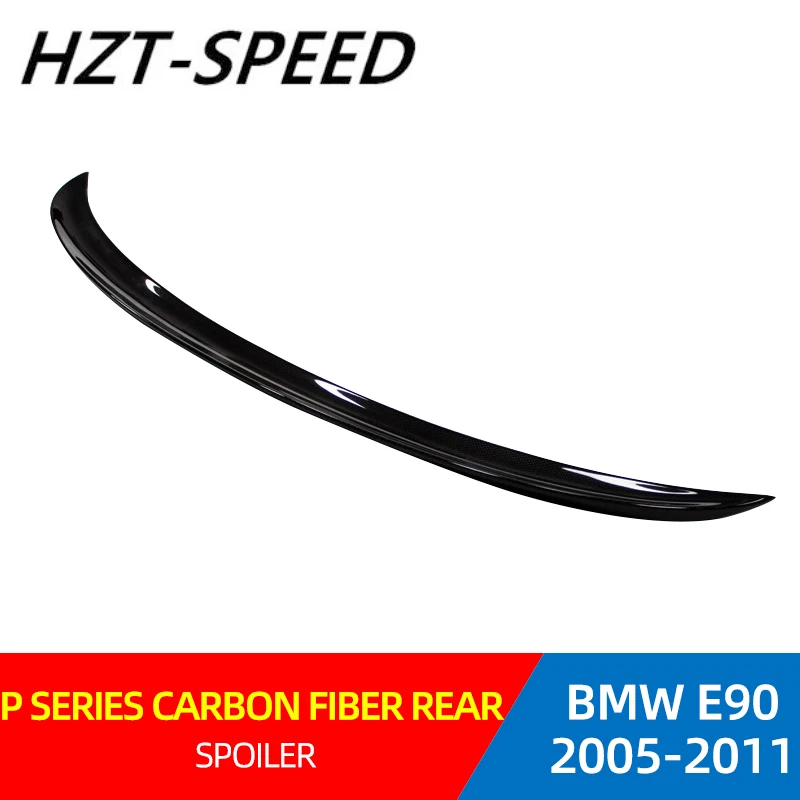 

P Style Carbon Fiber Material Rear Spoiler Trunk Wing For BMW 3 Series E90 Tuning 2005-2011