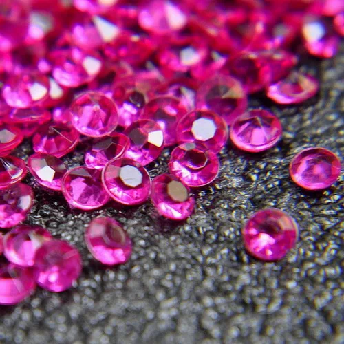 Fuchsia Свадебные украшения 1000 шт 4,5 мм ремесла кристалл конфетти Разбрасыватели конфетти для стола прозрачные кристаллы центральный элемент вечерние праздничные принадлежности - Цвет: Fuchsia