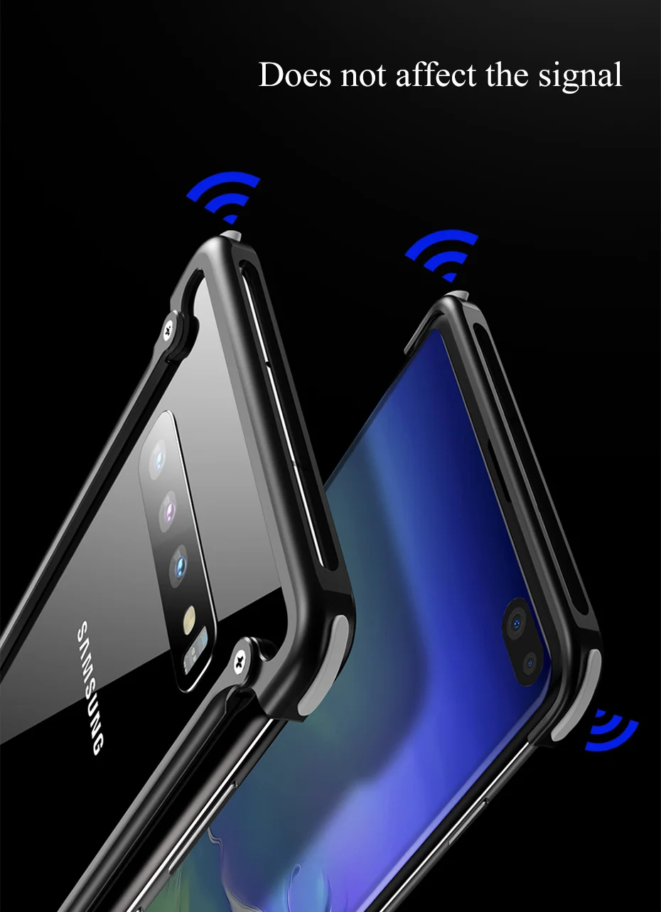 OATSBASF оригинальная подушка безопасности металлический корпус для samsung S10 серии оболочка персональная оболочка металлический бампер оболочка