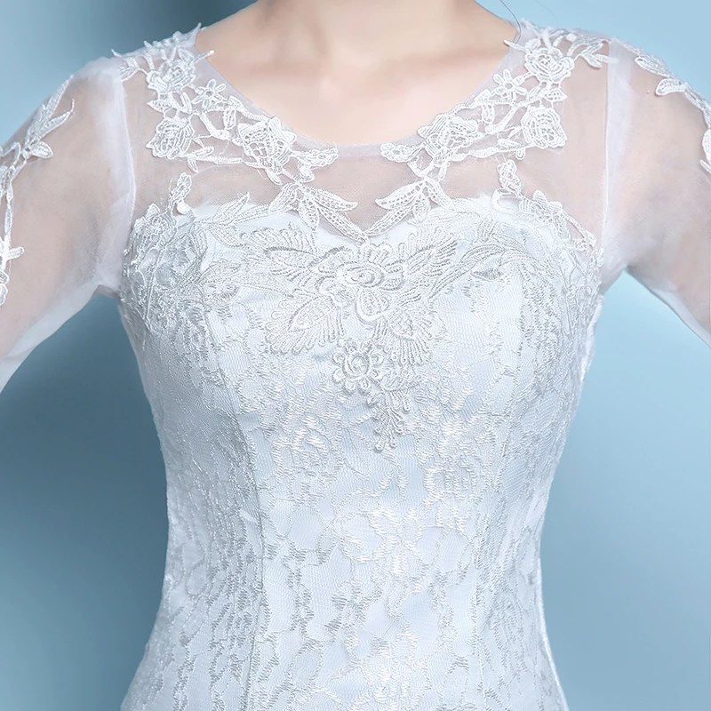 DongCMY LD0812 длинное белое Бандажное свадебное платье русалки vestido de noiva платье|wedding