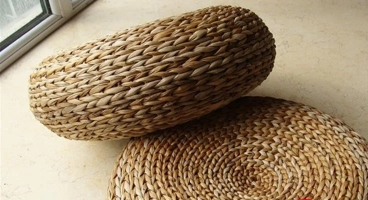 Хит, коврик для йоги, подушки для медитации, табурет из ротанга, традиционный табурет из натурального ротанга, мебель из ротанга, плетеные стулья