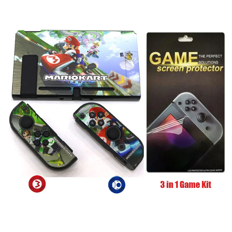 A007-2MCAP-SP Защитный чехол 3 в 1 для Funda shand Switch Joy-Con ДЛЯ NS JoyCon, чехол для NX Joy Con, чехлы для контроллера - Цвет: A007-2MCAP-SP