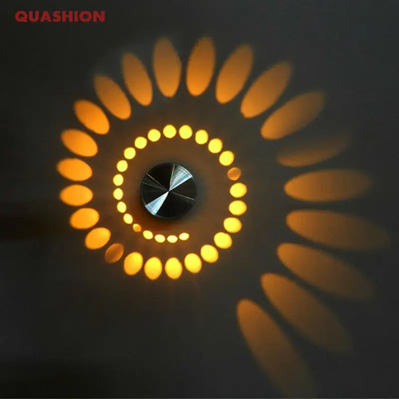 Современный артистичный светодиодный настенный светильник из алюминия AC85-265V