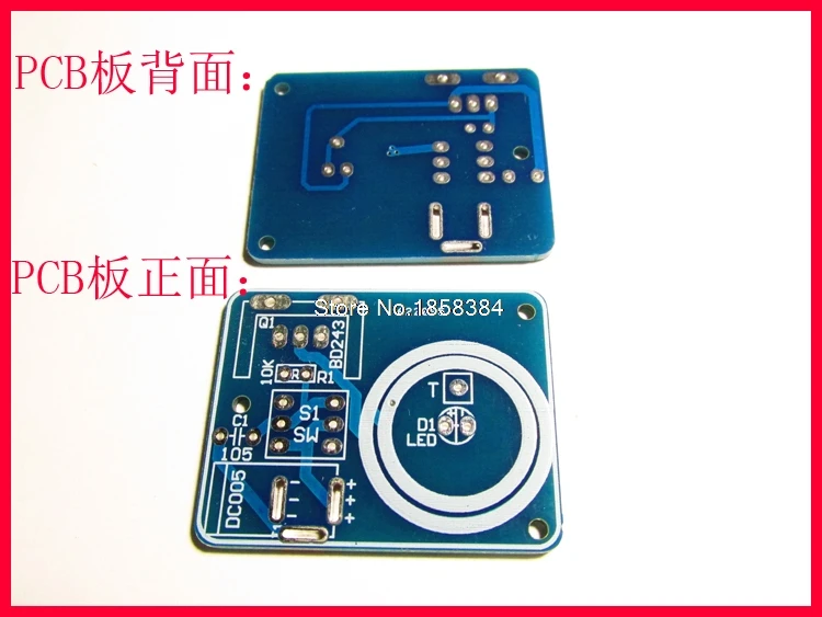 PCB Bare board BD243 мини Тесла катушки комплект магический реквизит diy части пустые огни - Цвет: PCB Bare board
