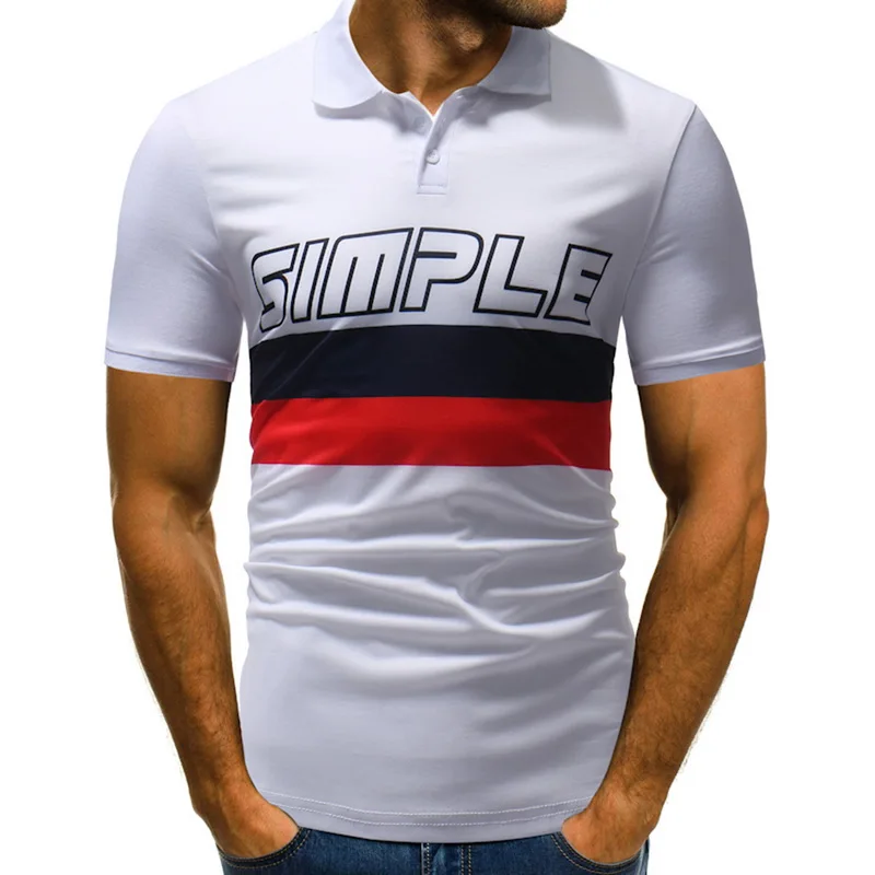 NIBESSER футболки мужские рубашки лето 2019 Полосатый Slim Fit с коротким рукавом