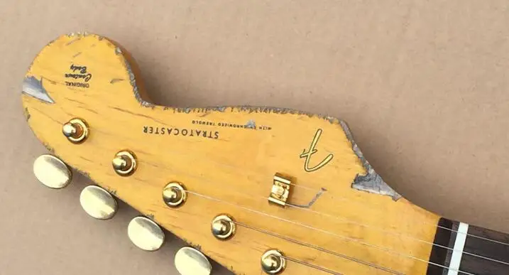 10 s Custom Shop ручной работы masterbuilt Ограниченная серия Stevie Ray Vaughan дань SRV номер один