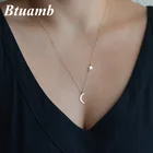 Btuamb Новое поступление Звезда Луна созвездия ожерелья в стиле панк простые Стильные бриллиантовые подвески для женщин ювелирные изделия Вечерние