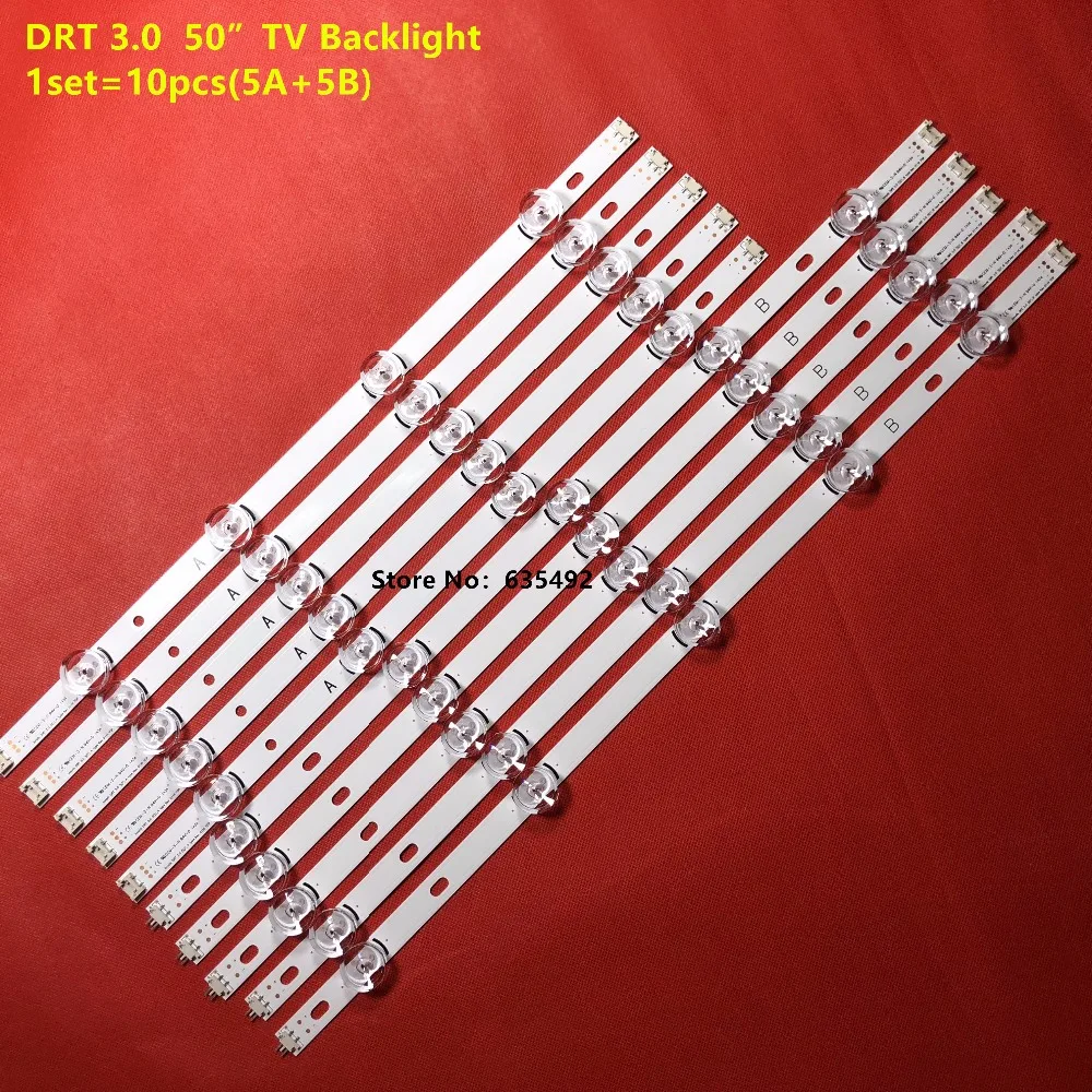 

Полоса светодиодной подсветки для LG Innotek DRT 3,0 50 дюймов _ A/B 6916L-1736A 6916L-1735A 1978A 1979A для LG50LB5620 LC500DUE(FG)(A4), 10 шт.