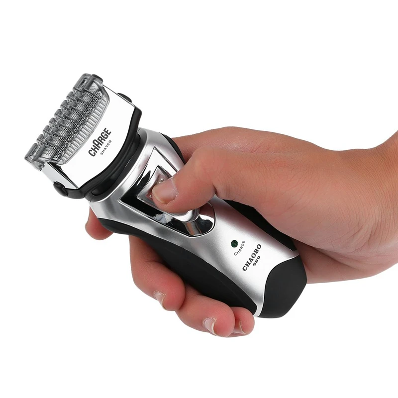 Перезаряжаемая электробритва с двойными сетчатыми лезвиями бритва Groomer US Plug