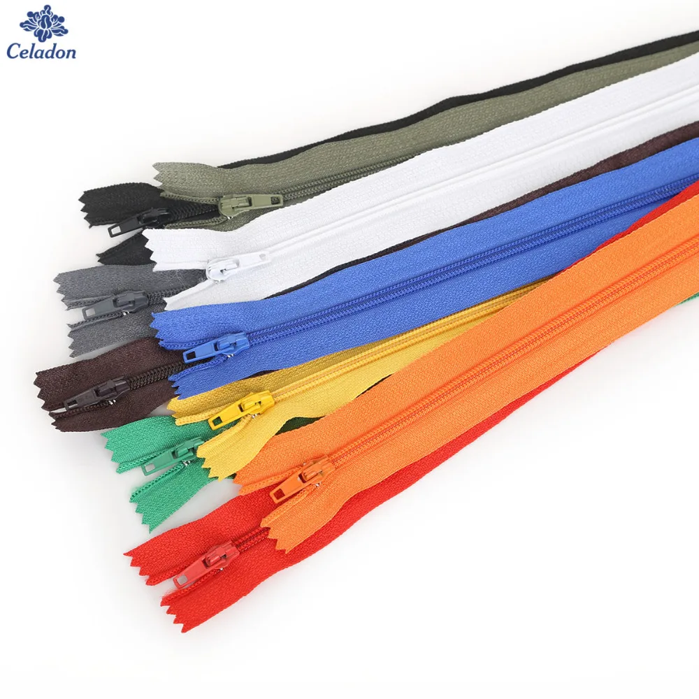 Молния для шитья сделай сам многоцветная застежка молния крупным планом 20 см