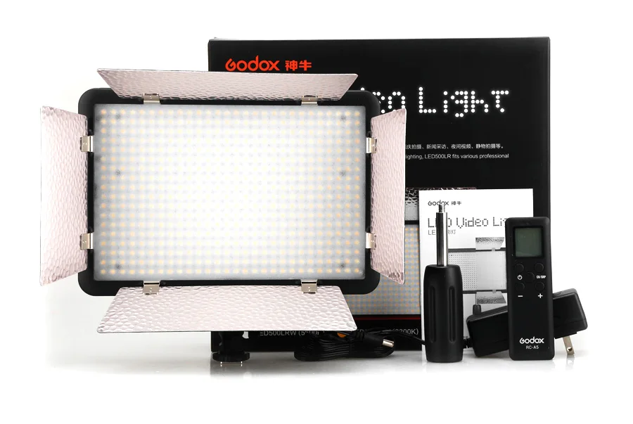 Godox светодиодный 500LR-C 3300 K-5600 K светодиодный непрерывная съемка световая лампа панельный отражатель и пульт дистанционного управления